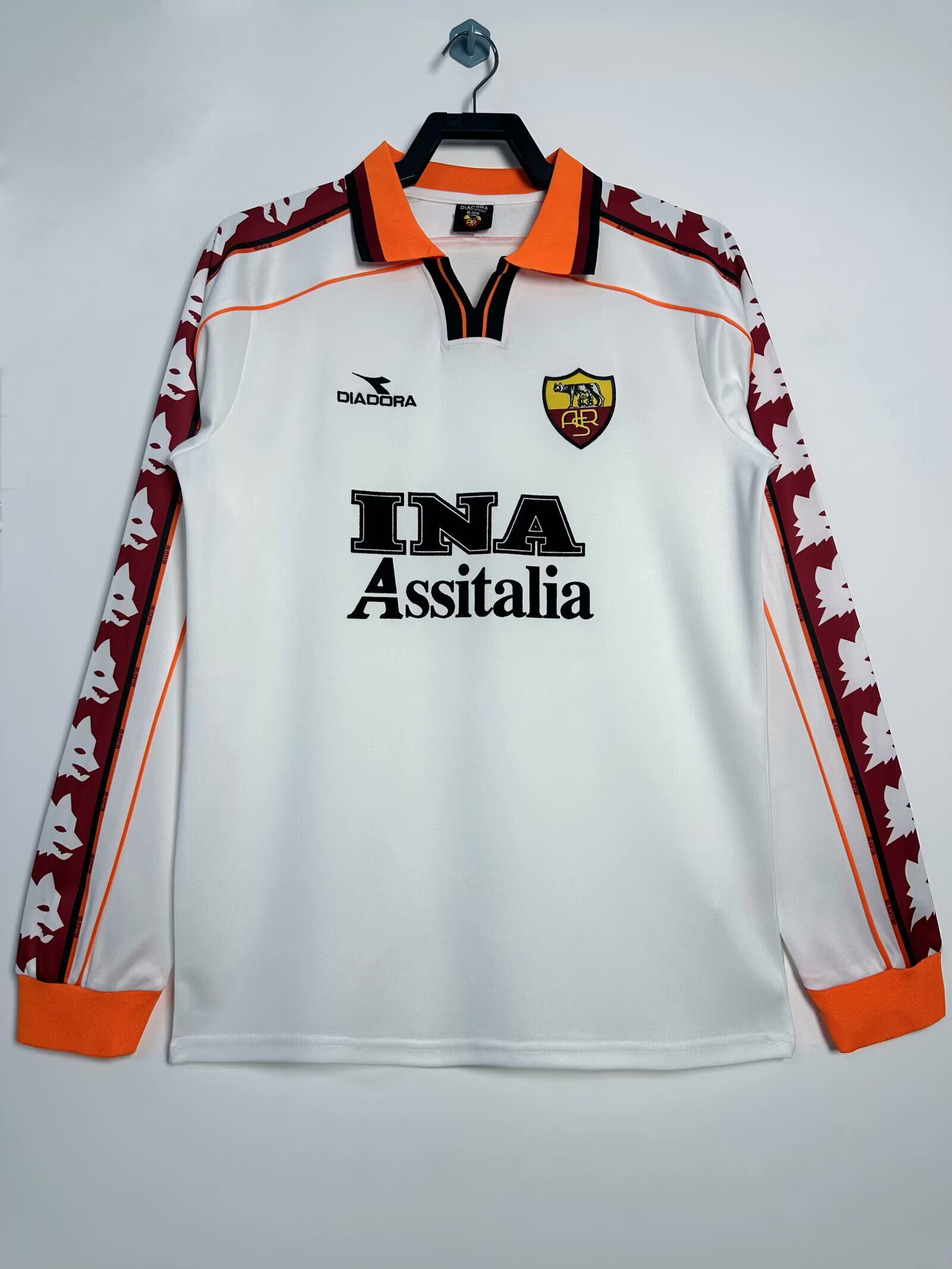 Roma 98-99 Away Maniche Lunghe